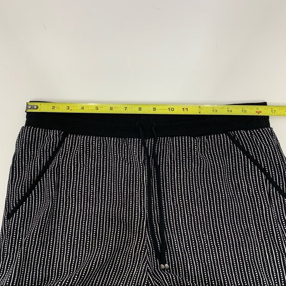 Max Studio Boho Wide Leg Pull On Cropped Pants With Knit Waistband Nwt Sz Small - Picture 12 of 16